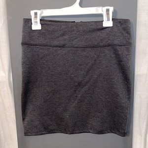 Dark gray pencil skirt